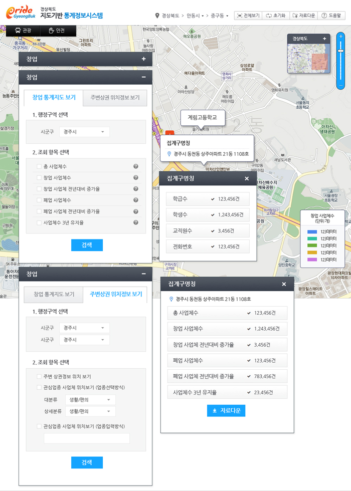 경상북도-통계정보시스템